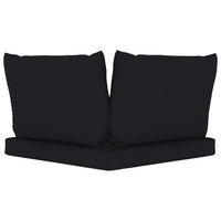 Pallet Sofa Cushions 3 pcs Black Fabric Kings Warehouse 