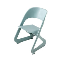 ParisIn Set of 4 Dining Chairs Office Cafe Lounge Seat Stackable Plastic Leisure Chairs Blue dining Kings Warehouse 
