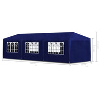 Party Tent 3x9 m Blue Kings Warehouse 