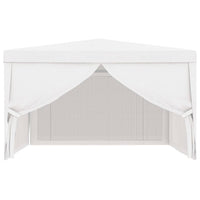 Party Tent with 4 Mesh Sidewalls 4x4 m White Kings Warehouse 
