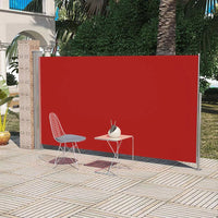 Patio Terrace Side Awning 160 x 300 cm Red Kings Warehouse 