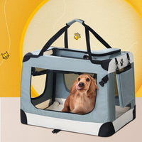 Pet Carrier Large Soft Crate Dog Cat Travel Portable Cage Kennel Foldable cat supplies Kings Warehouse 