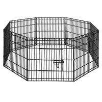 Pet Dog Playpen 2X24" 8 Panel Puppy Exercise Cage Enclosure Fence