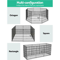 Pet Dog Playpen 2X30" 8 Panel Puppy Exercise Cage Enclosure Fence dog supplies Kings Warehouse 