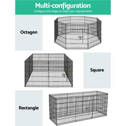 Pet Dog Playpen 2X30" 8 Panel Puppy Exercise Cage Enclosure Fence dog supplies Kings Warehouse 