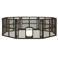 Pet Dog Playpen Enclosure 8 Panel Fence Puppy Cage Plastic Play Pen Fold dog supplies Kings Warehouse 