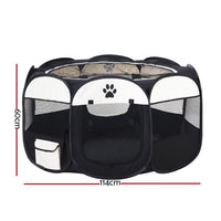 Pet Dog Playpen Enclosure Crate 8 Panel Play Pen Tent Bag Fence Puppy XL dog supplies Kings Warehouse 