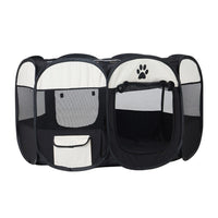 Pet Dog Playpen Enclosure Crate 8 Panel Play Pen Tent Bag Fence Puppy XL dog supplies Kings Warehouse 
