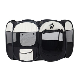 Pet Dog Playpen Enclosure Crate 8 Panel Play Pen Tent Bag Fence Puppy XL dog supplies Kings Warehouse