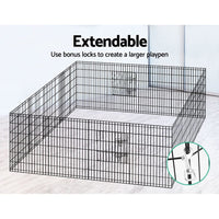 Pet Playpen Dog Playpen 2X36" 8 Panel Exercise Cage Enclosure Fence dog supplies Kings Warehouse 