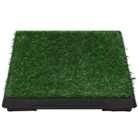 Pet Toilet with Tray and Artificial Turf Green 63x50x7 cm WC Kings Warehouse 