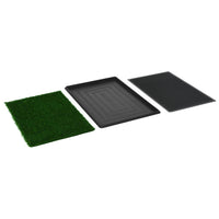 Pet Toilet with Tray and Artificial Turf Green 76x51x3 cm WC Kings Warehouse 