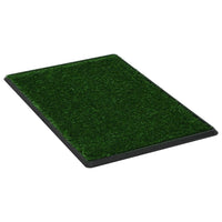 Pet Toilets 2 Pieces with Tray and Artificial Turf Green 76x51x3 cm WC Kings Warehouse 