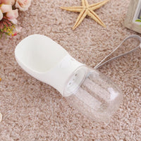 Pet Travel Water Bottle Portable Dogs rinking Feeder Leak-Proof Dispenser - White Kings Warehouse 