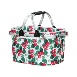 Picnic Bag Basket Folding Hamper Camping Hiking Insulated Outdoor Kings Warehouse 