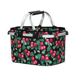 Picnic Bag Basket Folding Large Hamper Camping Hiking Insulated Kings Warehouse 
