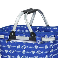 Picnic Bag Basket FoldingHamper Camping Hiking Insulated Kings Warehouse 