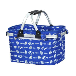 Picnic Bag Basket FoldingHamper Camping Hiking Insulated Kings Warehouse