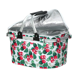 Picnic Bag Basket Hamper Camping Hiking Insulated Lunch Cooler Folding Kings Warehouse 