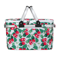 Picnic Bag Basket Hamper Camping Hiking Insulated Lunch Cooler Folding Kings Warehouse 
