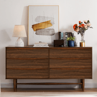 Pierre Walnut Chest of Drawers living room Kings Warehouse 