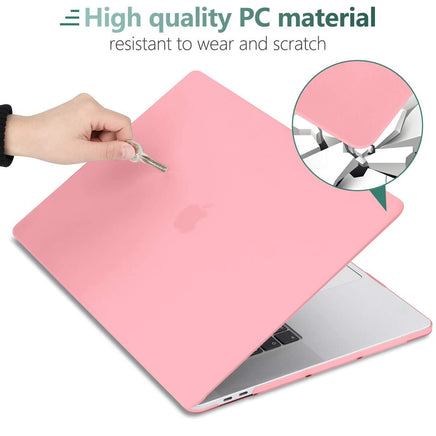 Pink MacBook Pro 13 Inch Case 2016-2023 M1 M2 A2338 A2289 A2251 A2159 Hard Shell Case Keyboard Cover Kings Warehouse 