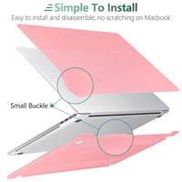 Pink MacBook Pro 13 Inch Case 2016-2023 M1 M2 A2338 A2289 A2251 A2159 Hard Shell Case Keyboard Cover Kings Warehouse 