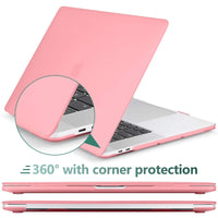 Pink MacBook Pro 13 Inch Case 2016-2023 M1 M2 A2338 A2289 A2251 A2159 Hard Shell Case Keyboard Cover Kings Warehouse 