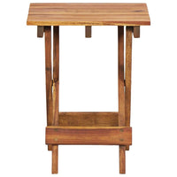 Plant Stand 30x30x38 cm Solid Acacia Wood Kings Warehouse 