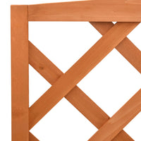 Plant Stand with Trellis Orange 70x42x120 cm Solid Firwood Kings Warehouse 
