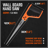 Plaster Saw Wall Board Hand Saw Drywall Plastic Board Jab Saw Cutting 420mm Long Kings Warehouse 