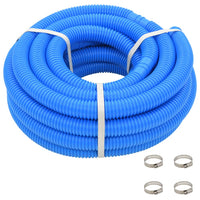 Pool Hose with Clamps Blue 38 mm12 m Kings Warehouse 