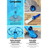 Pool Pool Cleaner Automatic 10m Swimming Pool Suction Hose Auto Kings Warehouse 