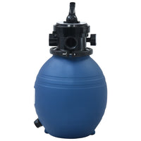 Pool Sand Filter with 4 Position Valve Blue 300 mm Kings Warehouse 