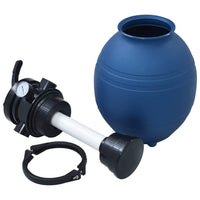 Pool Sand Filter with 4 Position Valve Blue 300 mm Kings Warehouse 