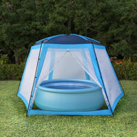 Pool Tent Fabric 660x580x250 cm Blue Kings Warehouse 