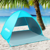 Pop Up Beach Tent Camping Hiking 3 Person Sun Shade Fishing Shelter Camping Supplies Kings Warehouse 
