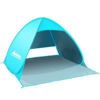 Pop Up Beach Tent Camping Hiking 3 Person Sun Shade Fishing Shelter Camping Supplies Kings Warehouse 