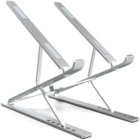 Portable Adjustable Laptop Stand Foldable Desktop Tripod Tray Anti-skid Pad Double Layer