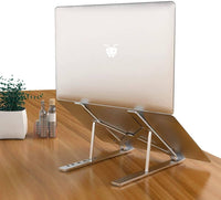 Portable Adjustable Laptop Stand Foldable Desktop Tripod Tray Anti-skid Pad Single Layer KingsWarehouse 