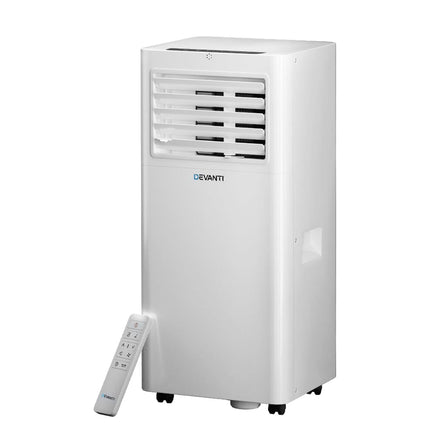 Portable Air Conditioner 7000BTU Cooling Mobile Fan Cooler Dehumidifier Appliances Kings Warehouse 