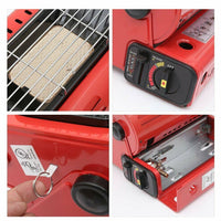 Portable Butane Gas Heater Camping Camp Tent Outdoor Hiking Camper Survival Red AU Kings Warehouse 