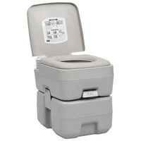 Portable Camping Toilet Grey 20+10 L Kings Warehouse 