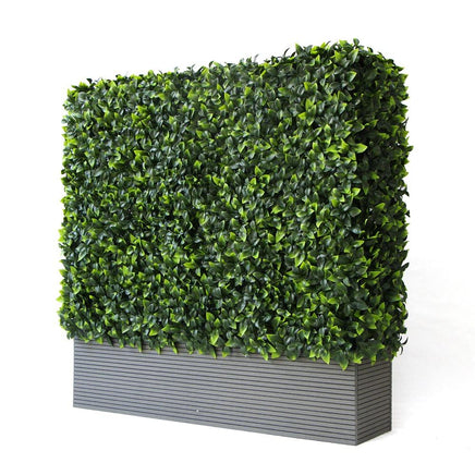 Portable Jasmine Artificial Hedge Plant UV Resistant 75cm x 75cm Kings Warehouse 