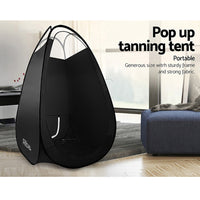 Portable Pop Up Tanning Tent - Black Health & Beauty > Spray Tan Kings Warehouse 