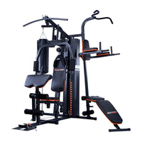 Powertrain Multi Station Home Gym 158lb Weights Punching Bag Kings Warehouse 