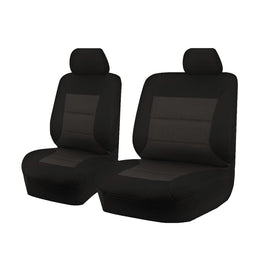 Premium Jacquard Seat Covers - For Chevrolet Colorado Rg Series Single Cab (2012-2016) Kings Warehouse 