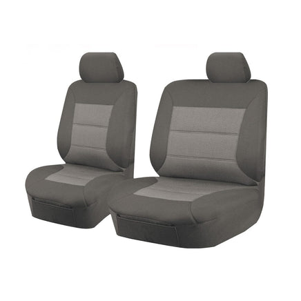 Premium Jacquard Seat Covers - For Chevrolet Colorado Rg Series Single Cab (2012-2016) Kings Warehouse 