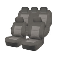 Premium Jacquard Seat Covers - For Ford Ranger Px Series Dual Cab (2011-2015) Kings Warehouse 