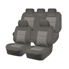 Premium Jacquard Seat Covers - For Ford Ranger Px Series Dual Cab (2011-2015) Kings Warehouse 